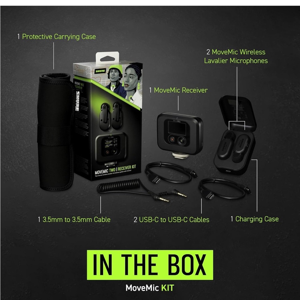 Shure MoveMic Two Kit - Picture 3 of 9